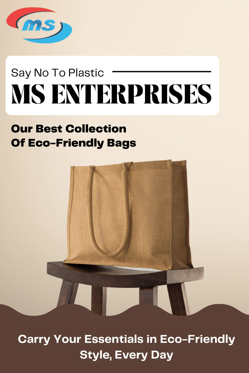 Natural jute shopping bag